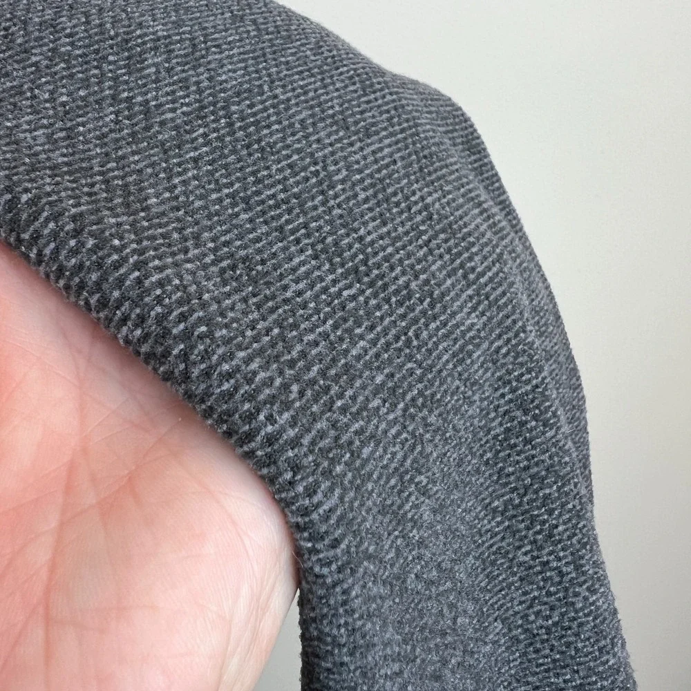 The‎ North Face 1/4 Zip Pullover Mens XXL Gray Textured Cap Rock Fleece Classic